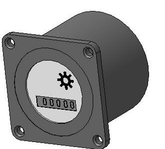 3D модель Счетчик времени наработки СВН-2-02