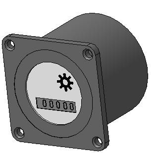 3D модель Счетчик времени наработки СВН-2-02
