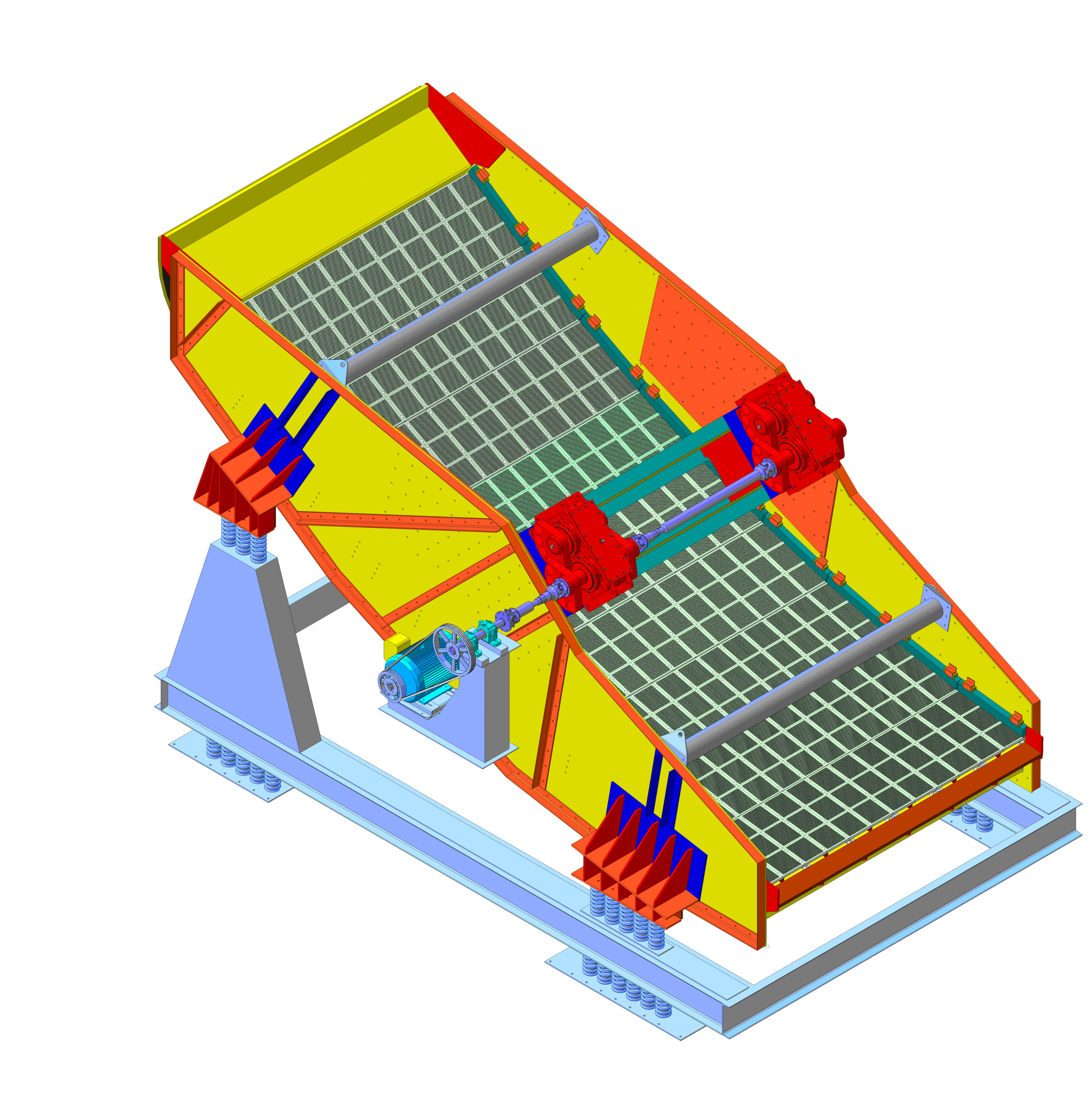 3D модель Грохот вибрационный