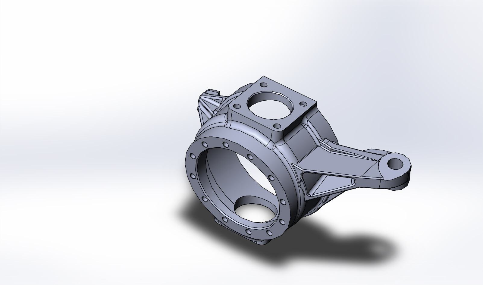 3D модель Поворотный кулак Газ 66 3D модель