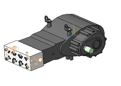 3D модель 3D модель насоса высокого давления SM14 Pratissoli