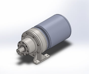 3D модель Мотор-редуктор u=17