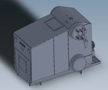 3D модель Котел паровой Е-1-9