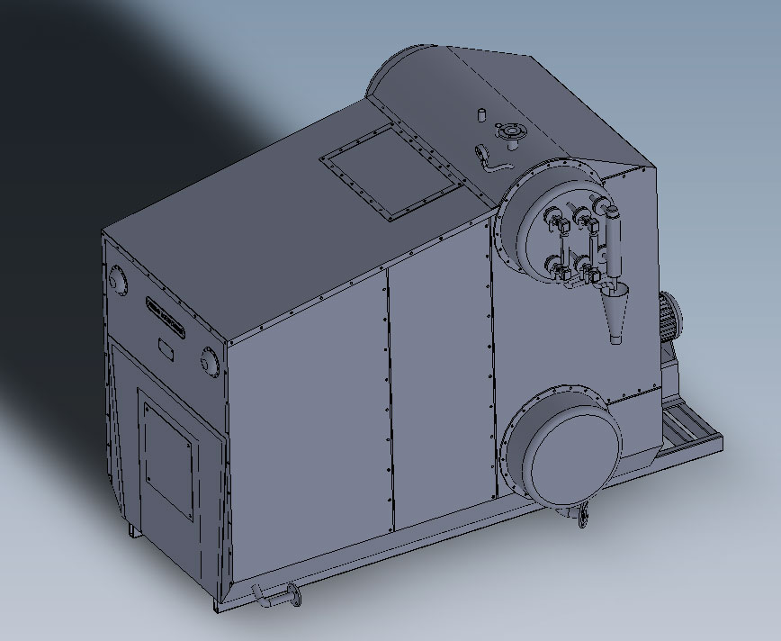 3D модель Котел паровой Е-1-9