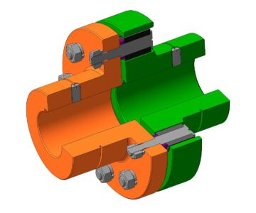 3D модель Муфта втулочно-пальцевая