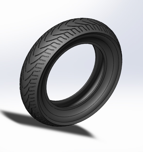 3D модель 3D Мотопокрышка 150/80 R16