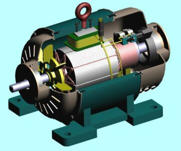3D модель Электродвигатель постоянного тока 3D