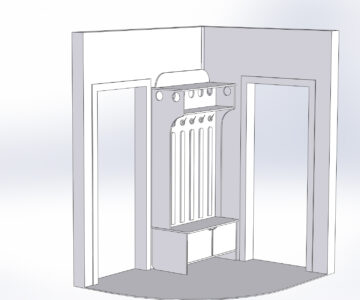 3D модель Прихожая ДСП
