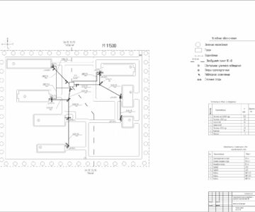 Чертеж Дипломный проект "Электрификация птичника с разработкой схемы управления освещением"