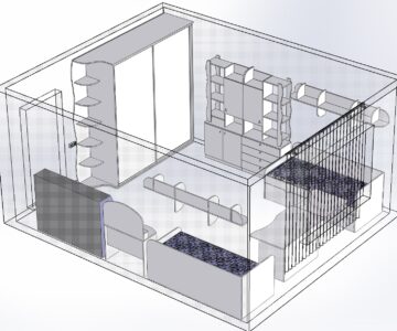 3D модель Обстановка детской комнаты