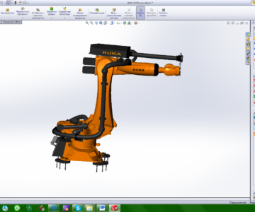 3D модель Промышленный Робот Kuka KR 90 R2700 pro