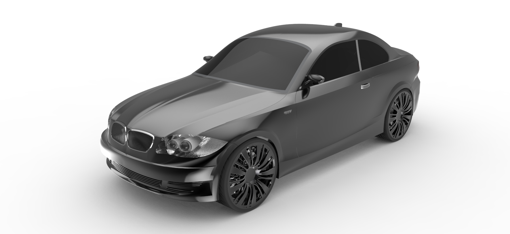 3D модель BMW 1 Купе (E82)