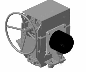 3D модель Противоугонный захват на краны козловые