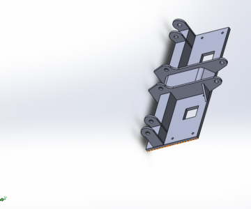 3D модель Задняя стенка рыхлителя