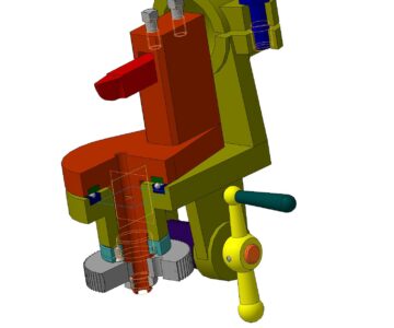 3D модель Поворотный резцедержатель