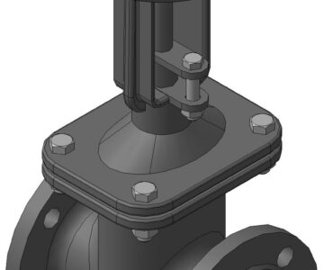 3D модель Задвижка Ду=50
