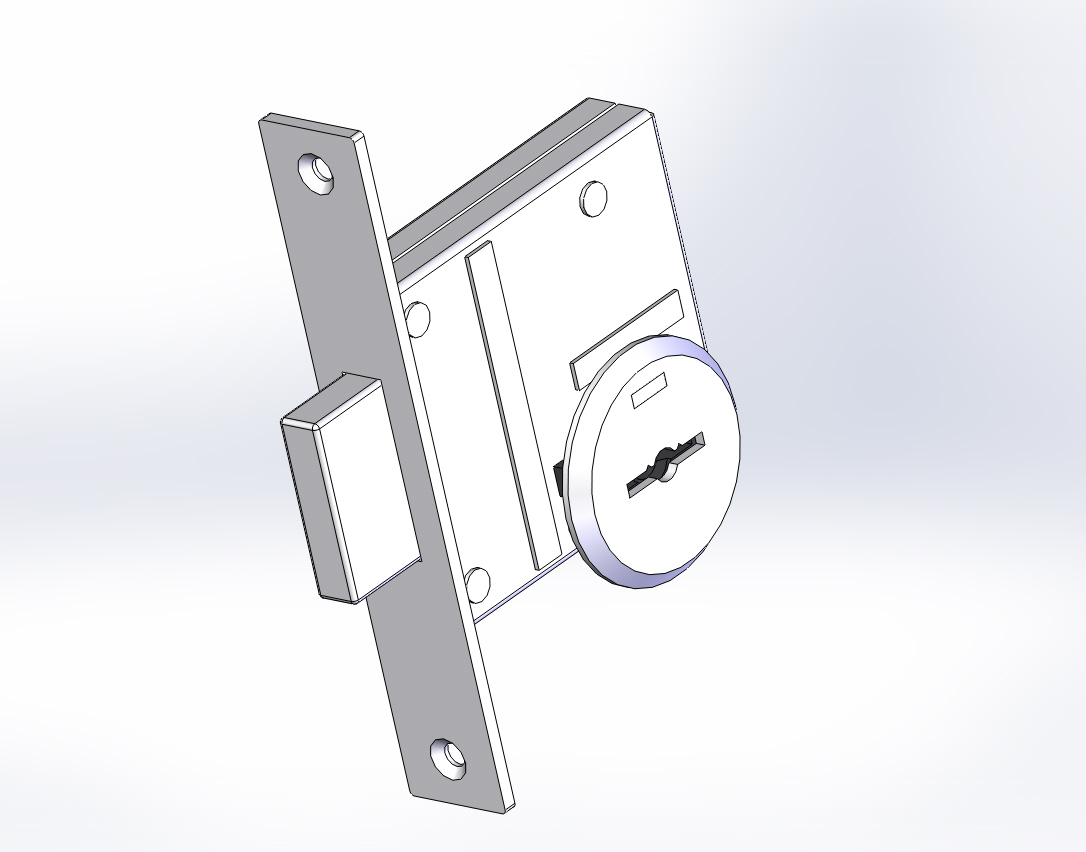 3D модель Замок Аблой (Abloy428)