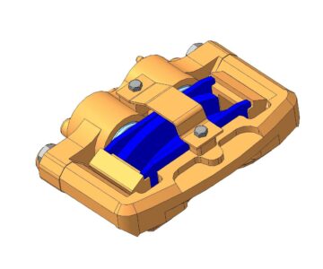 3D модель Суппорт УАЗ PATRIOT, HUNTER, 3162, 3160 правый - 3163-3501011