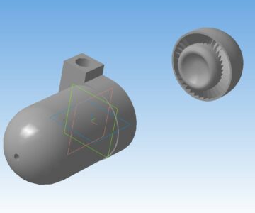 3D модель Адиабатная вихревая трубка Ранка-Хилша