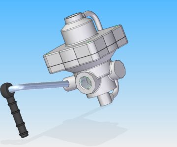 3D модель Регулятор тормозных сил на грузовой автомобиль аналог (100-3533010-10)