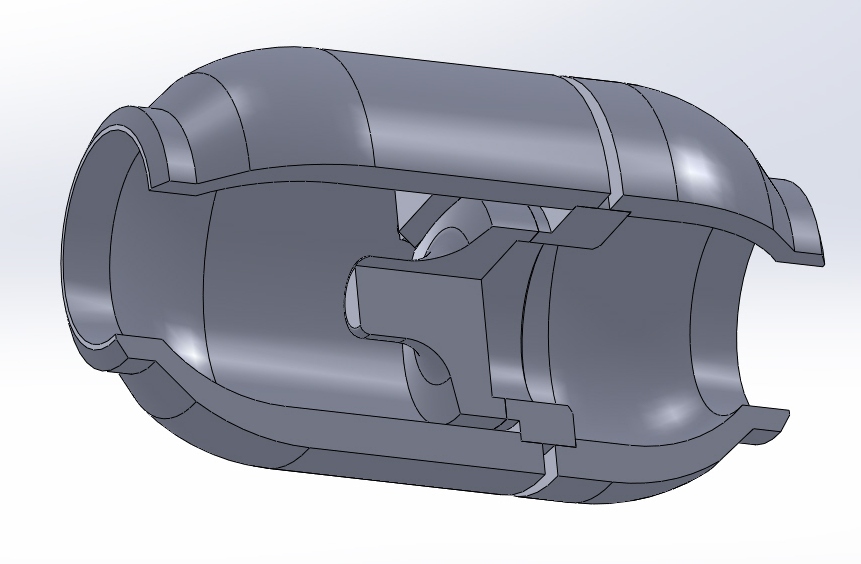 3D модель Клапан обратный DN50