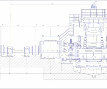 Чертеж Повышение надежности прокатного стана 2500 горячей прокатки