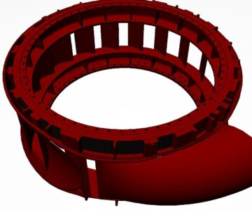 3D модель Статор турбины