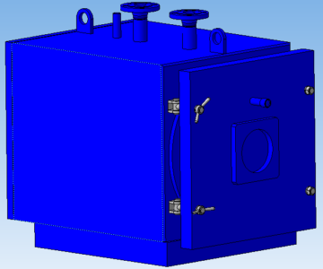 3D модель Водогрейный котел КВ-ГМ-0,05-115Н