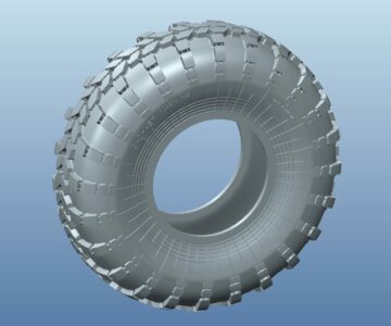 3D модель Шина колеса БТР К58