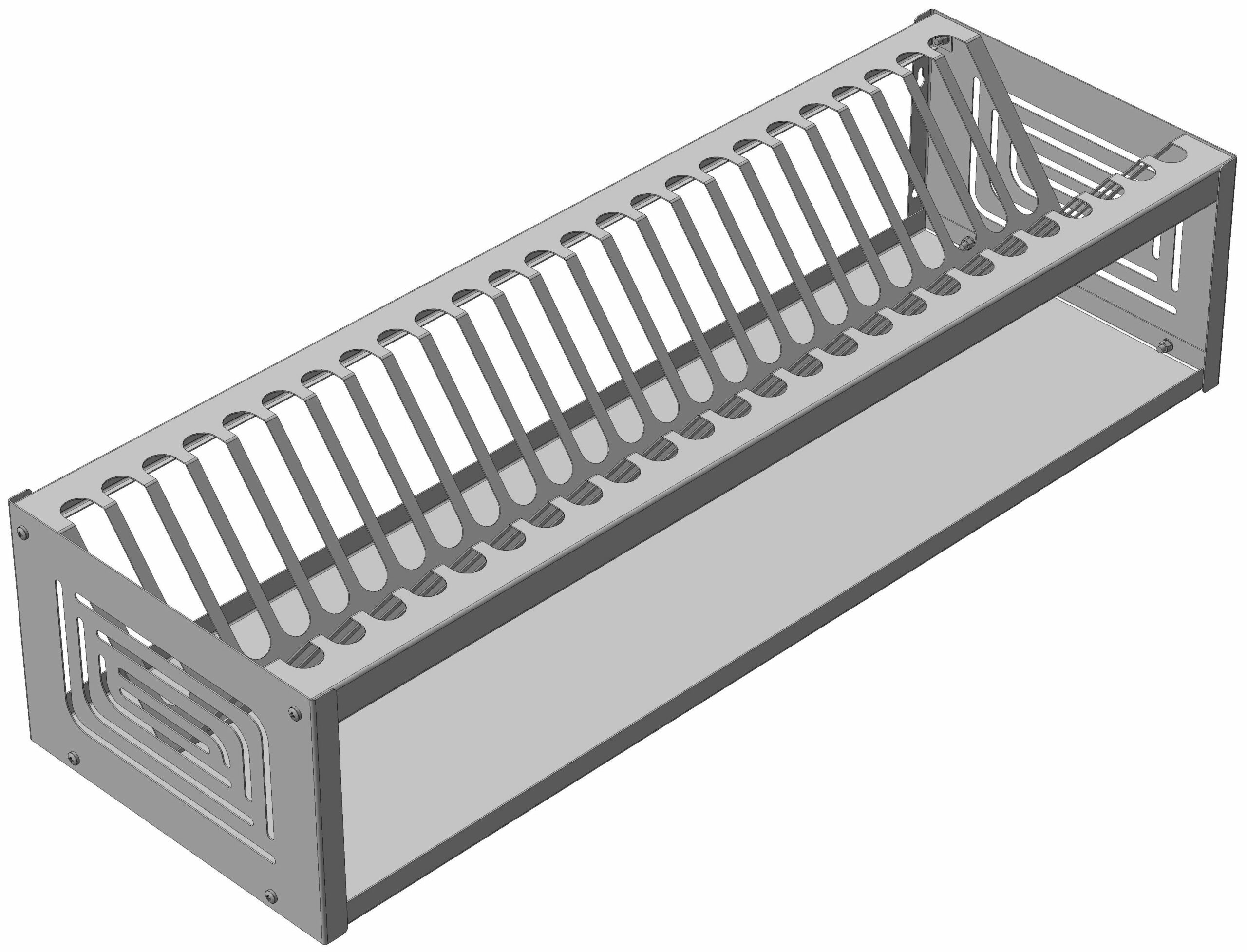 3D модель Полки для сушки посуды металлические