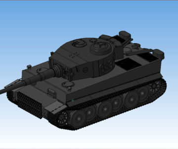 3D модель Panzerkampfwagen VI «Tiger I» Ausf E, «Тигр»