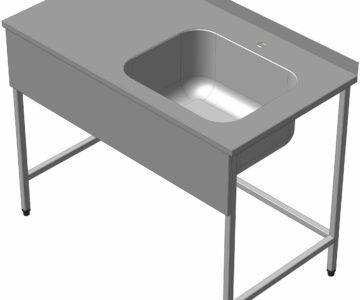 3D модель Стол с моечной ванной СМВ-1