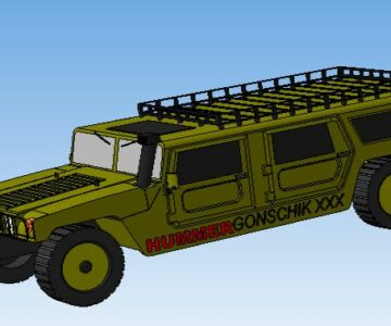 3D модель HUMMER H2