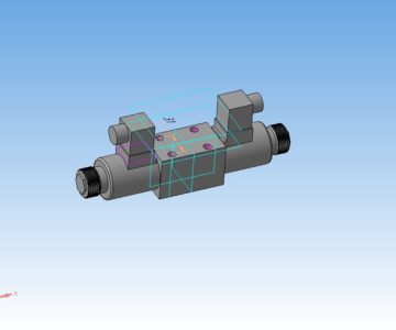 3D модель Гидрораспределитель CETOP-3 RH06181-024_00 F (Caproni)