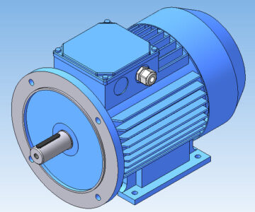 3D модель Электродвигатель АИР132М