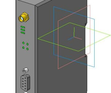 3D модель GSM-модем MOXA-G2150i