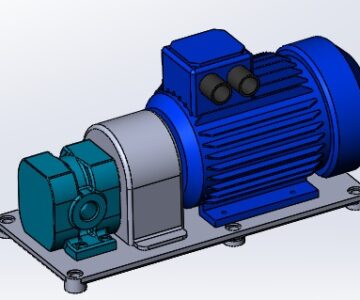 3D модель Насосный агрегат БГ-11-22