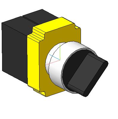 3D модель Переключатель двухпозиционный