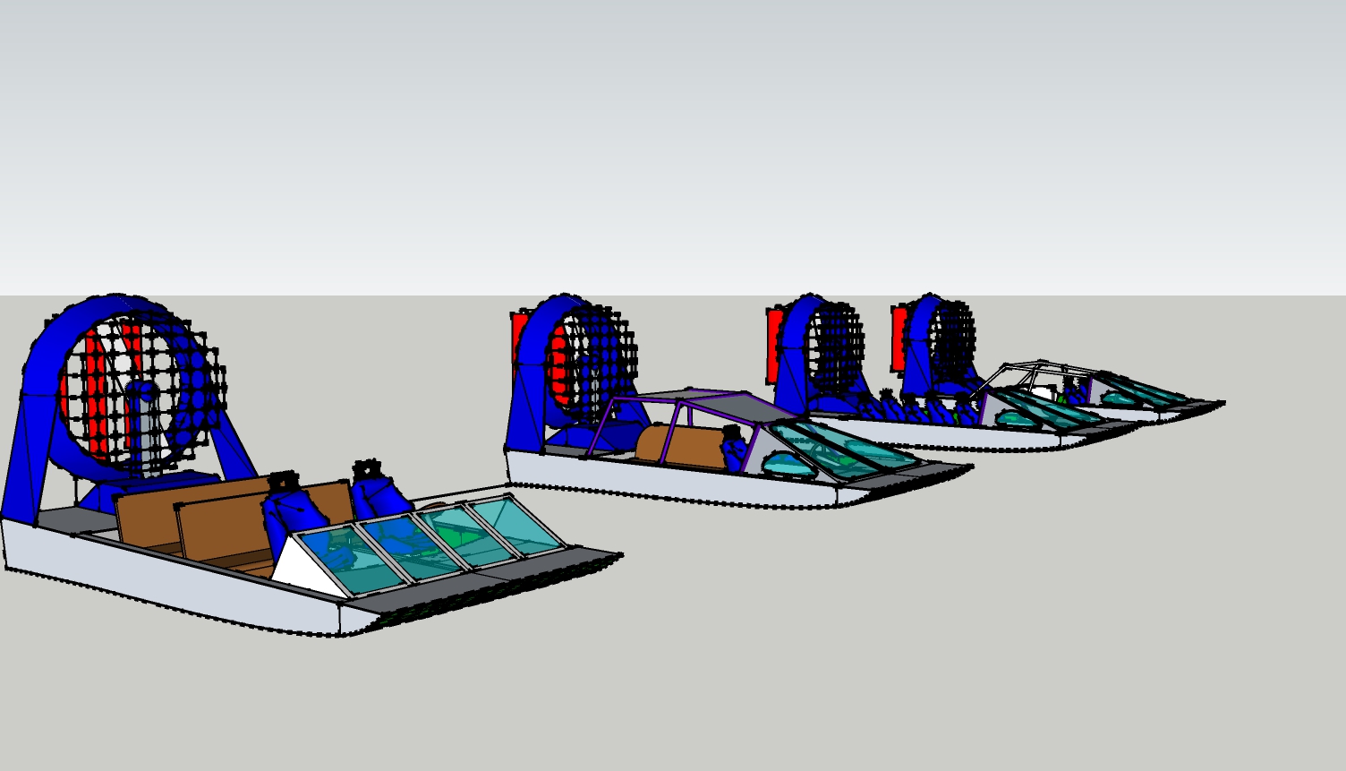 3D модель Модель аэробота ( два варианты)