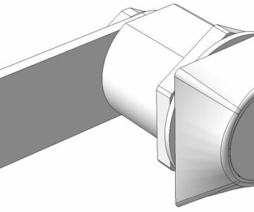 3D модель Замок почтовый ЗП-0802-90