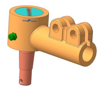 3D модель Шарнир шаровой альбом Аксарина