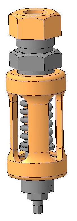 3D модель Клапан предохранительный МЧ00.05