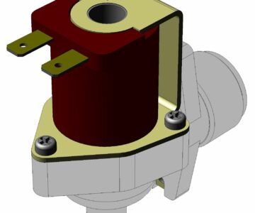 3D модель Клапан электромагнитный EZM1-W4-S3-3-5 FACH