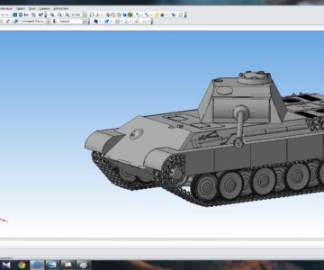 3D модель PzKpfw V «Panther» Пантера