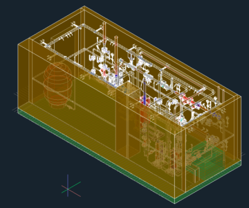 3D модель Тепловой пункт. Полтава