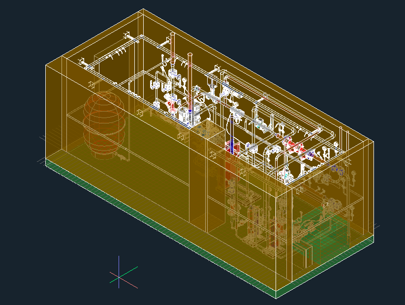 3D модель Тепловой пункт. Полтава