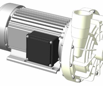 3D модель Электронасос PS90S-107 Hanning