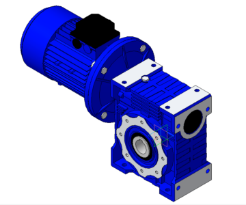 3D модель Мотор-редуктор мощностью от 0,55 до 7,5 кВт