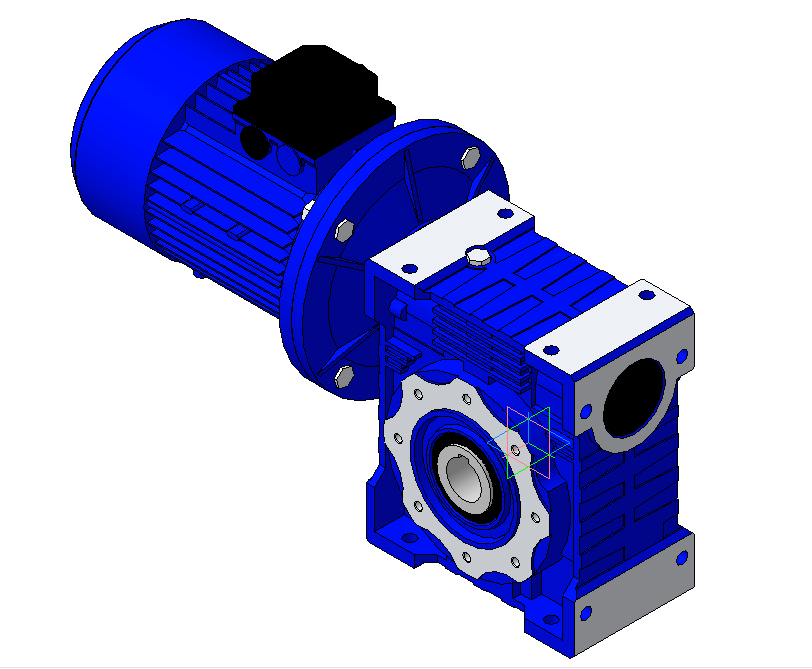 3D модель Мотор-редуктор мощностью от 0,55 до 7,5 кВт