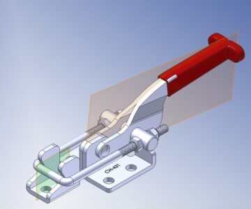 3D модель Механический зажим Сlamptek CH-431